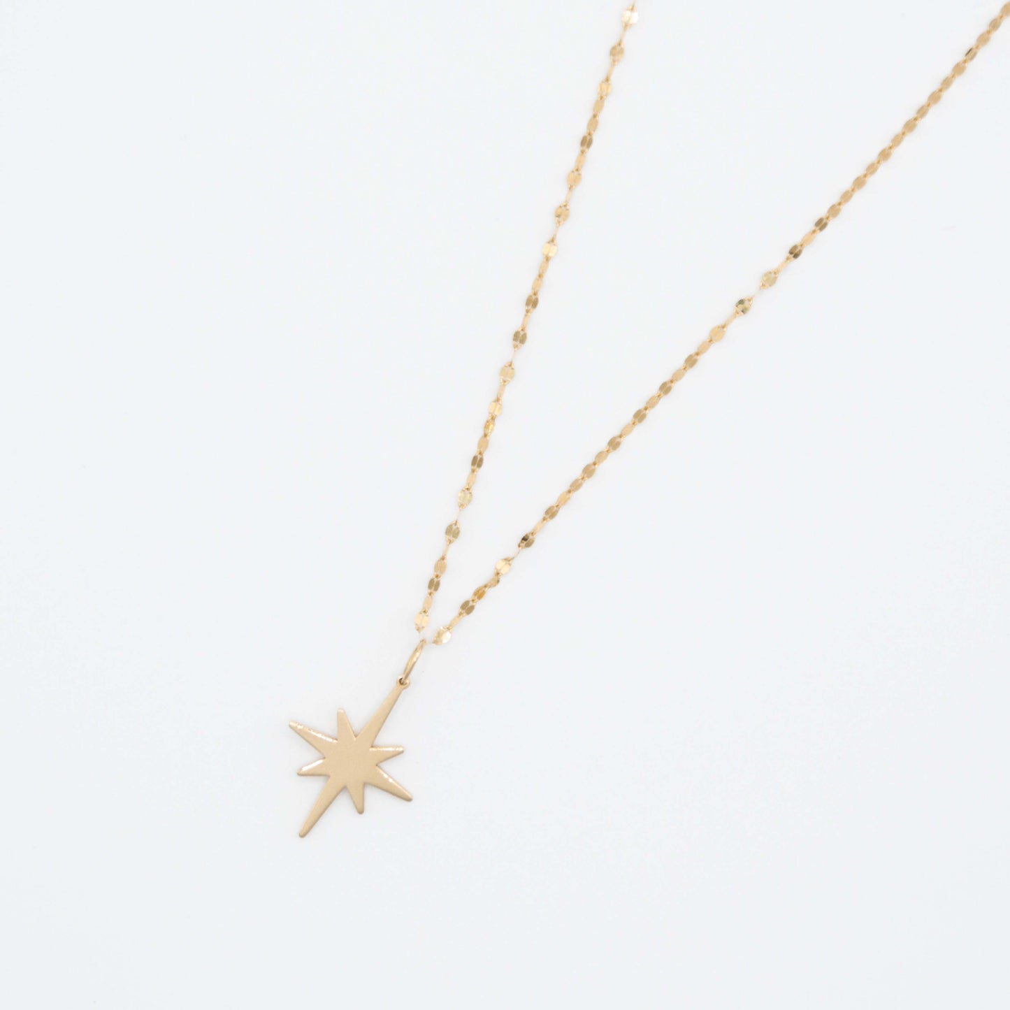 Golden Snowflake Necklace